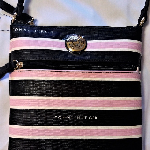 Tommy Hilfiger Handbags - Pink/Black Tommy Hilfiger Crossbody Bag